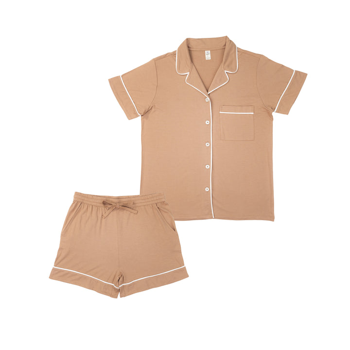 Women's Short Pajama Set in Praline