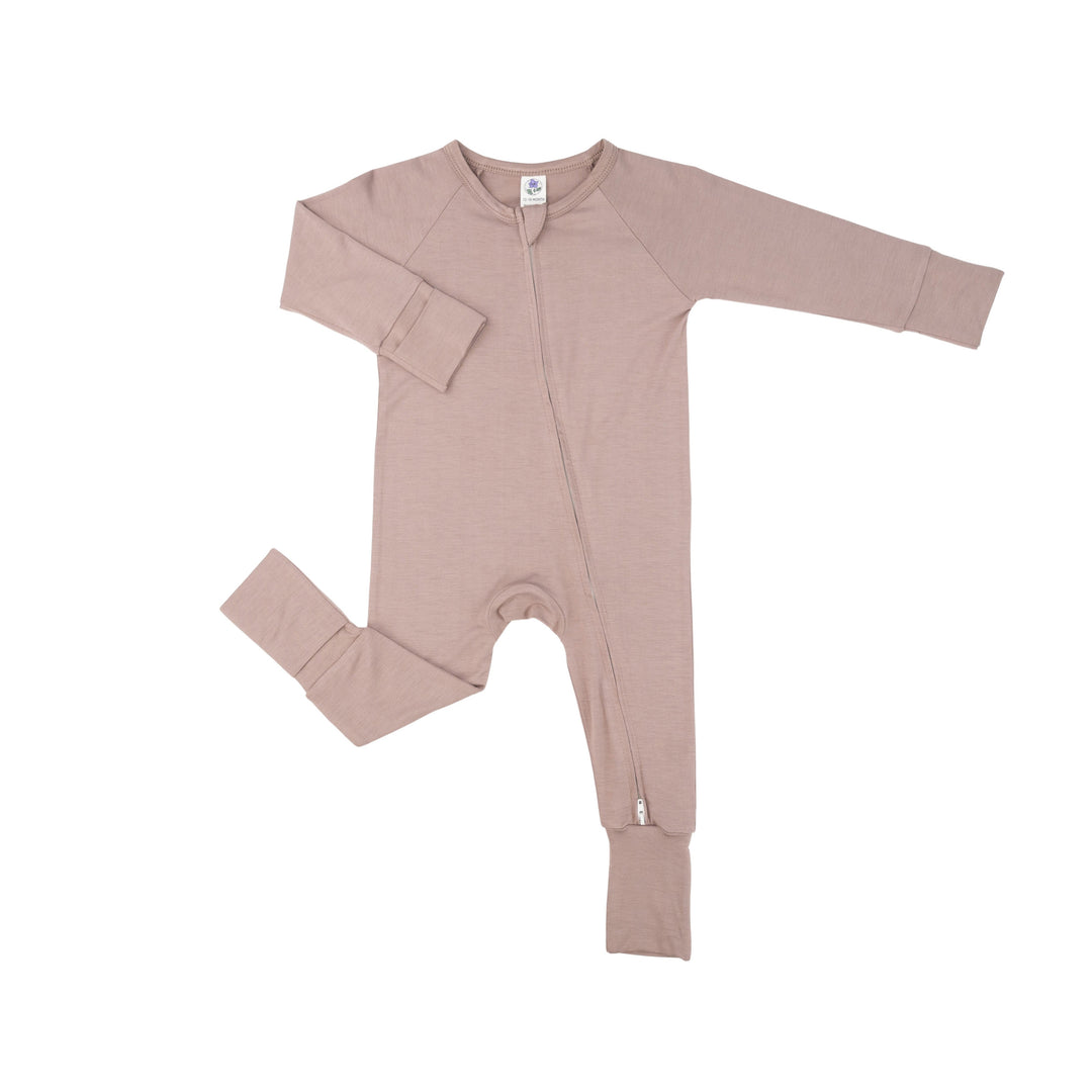 Convertible Footed Romper in Mousse