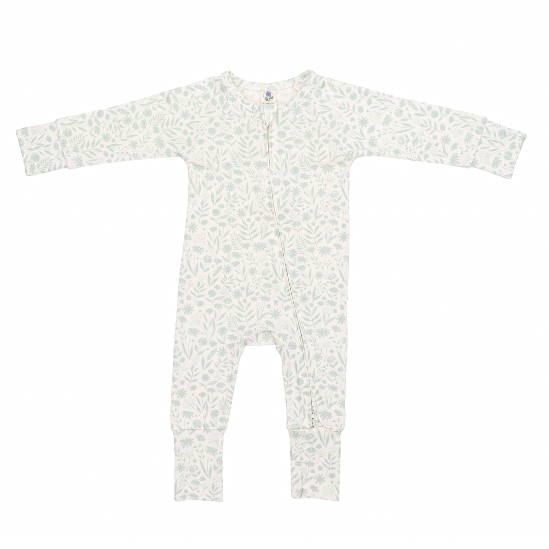 Convertible Footed Romper in Wildflower