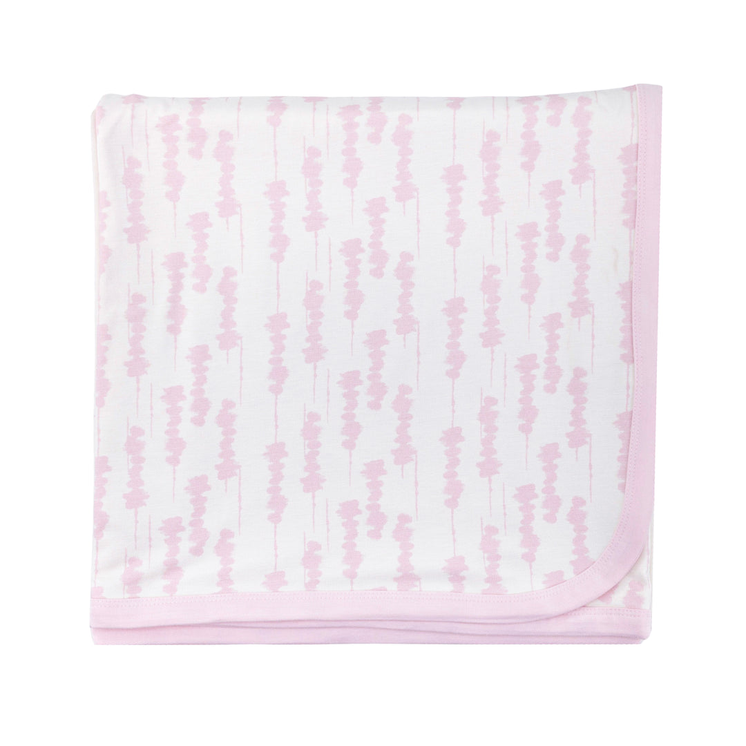 Luxury Blanket in Pink Shibori