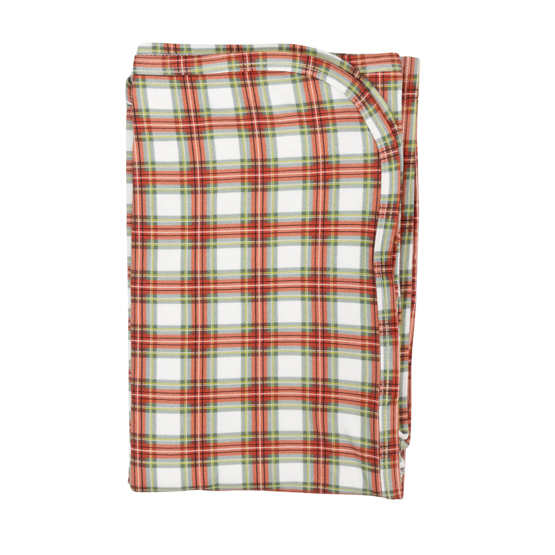 Swaddle Blanket in Classic Plaid