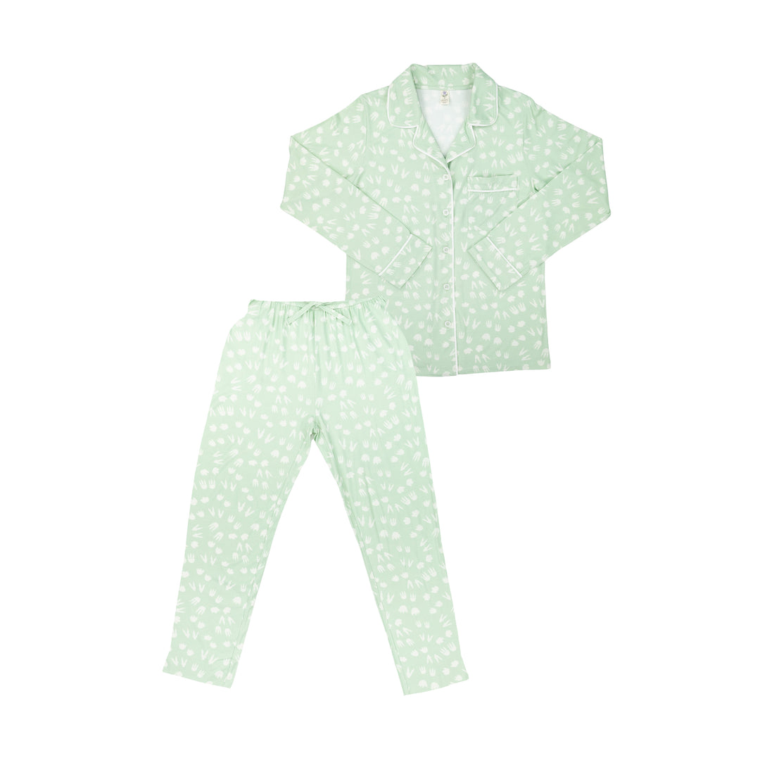 Women's Long Pajama Set in Fossils