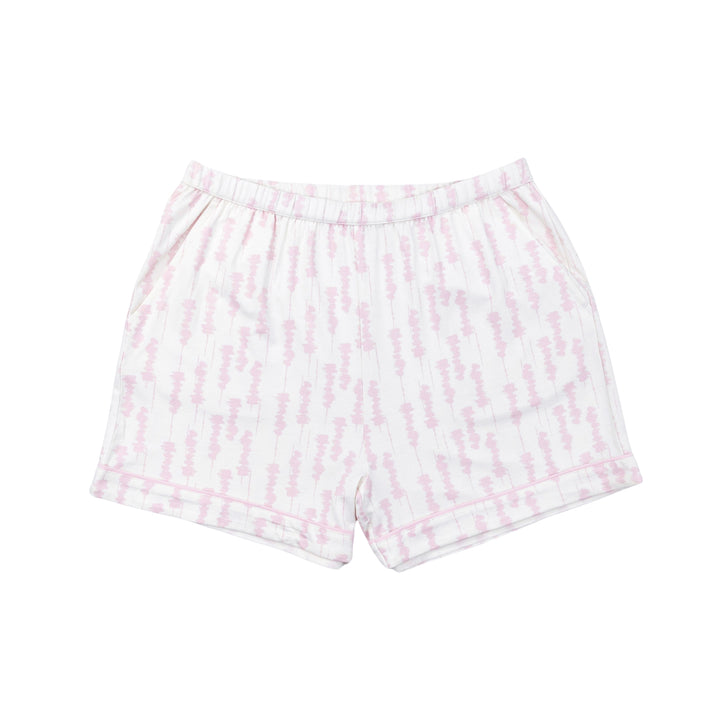 Women's Short Pajama Set in Pink Shibori
